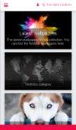 How wallpaperstudio10.com looks like on a mobile device such as an iPhone.