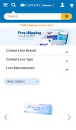 How walmartcontacts.com looks like on a mobile device such as an iPhone.