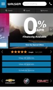 How walser.com looks like on a mobile device such as an iPhone.