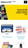 How walsworthyearbooks.com looks like on a mobile device such as an iPhone.