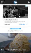 How wantedinrome.com looks like on a mobile device such as an iPhone.