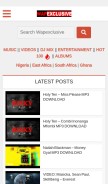 How wapexclusive.com looks like on a mobile device such as an iPhone.