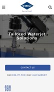 How wardjet.com looks like on a mobile device such as an iPhone.