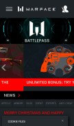 How warface.tv looks like on a mobile device such as an iPhone.