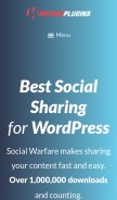 How warfareplugins.com looks like on a mobile device such as an iPhone.