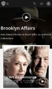 How warnerbros.fr looks like on a mobile device such as an iPhone.