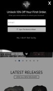 How warrior12.com looks like on a mobile device such as an iPhone.