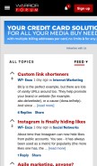 How warriorforum.com looks like on a mobile device such as an iPhone.
