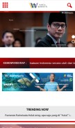 How wartawisata.id looks like on a mobile device such as an iPhone.