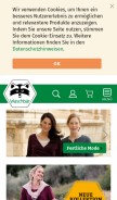 How waschbaer.de looks like on a mobile device such as an iPhone.