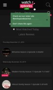 How watchepisodes4.com looks like on a mobile device such as an iPhone.