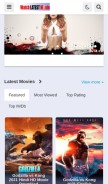 How watchlatestmovie.com looks like on a mobile device such as an iPhone.