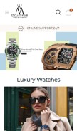 How watchmydiamonds.com looks like on a mobile device such as an iPhone.