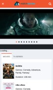 How watchseriesunblocked.org looks like on a mobile device such as an iPhone.