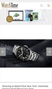 How watchtime.com looks like on a mobile device such as an iPhone.