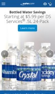 How water.com looks like on a mobile device such as an iPhone.