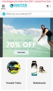 How wateroutfitters.com looks like on a mobile device such as an iPhone.