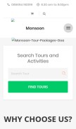 How watersportsgoa.in looks like on a mobile device such as an iPhone.
