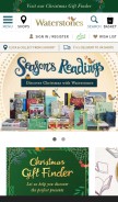 How waterstones.com looks like on a mobile device such as an iPhone.