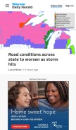 How wausaudailyherald.com looks like on a mobile device such as an iPhone.