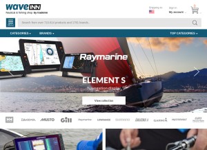 How waveinn.com looks like on a tablet such as an iPad.