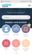 How wavemail.com looks like on a mobile device such as an iPhone.