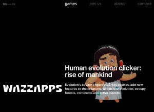 How wazzapps.org looks like on a tablet such as an iPad.