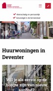 How wbwd.nl looks like on a mobile device such as an iPhone.