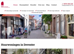 How wbwd.nl looks like on a tablet such as an iPad.