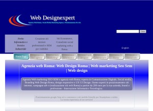How web-designexpert.com looks like on a tablet such as an iPad.