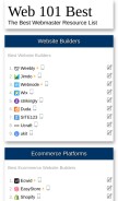 How web101best.com looks like on a mobile device such as an iPhone.