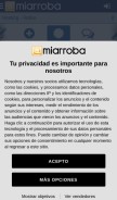 How webcindario.com looks like on a mobile device such as an iPhone.
