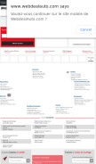 How webdealauto.com looks like on a mobile device such as an iPhone.