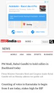 How webindia123.com looks like on a mobile device such as an iPhone.