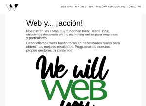 How webiu.es looks like on a tablet such as an iPad.