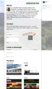 How webkungen.se looks like on a mobile device such as an iPhone.