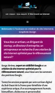 How webmasterautop.com looks like on a mobile device such as an iPhone.