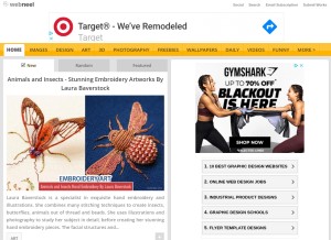 How webneel.com looks like on a tablet such as an iPad.