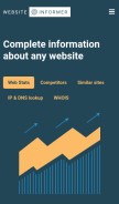How website.informer.com looks like on a mobile device such as an iPhone.