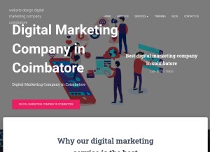 How websitedesigndigitalmarketingcompanycoimbatore.in looks like on a tablet such as an iPad.