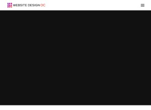 How websitedesignorangecounty.com looks like on a tablet such as an iPad.