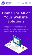 How websiteplanet.com looks like on a mobile device such as an iPhone.