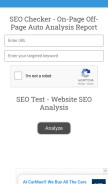 How websiteseochecker.com looks like on a mobile device such as an iPhone.