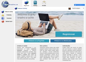 How websnadno.cz looks like on a tablet such as an iPad.