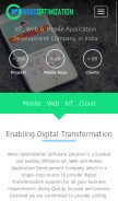 How websoptimization.com looks like on a mobile device such as an iPhone.