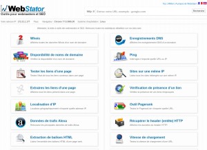 How webstator.com looks like on a tablet such as an iPad.
