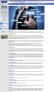 How webville.net looks like on a mobile device such as an iPhone.