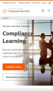 How wecomply.com looks like on a mobile device such as an iPhone.