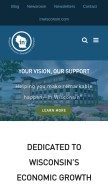 How wedc.org looks like on a mobile device such as an iPhone.