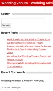How wedding-en.com looks like on a mobile device such as an iPhone.